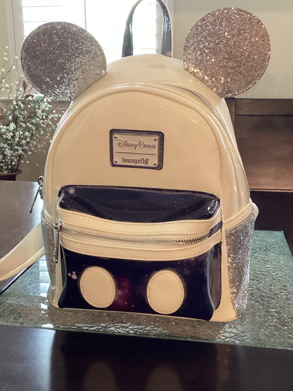 Official Disney Parks limited edition Space Mountain Loungefly mini backpack.